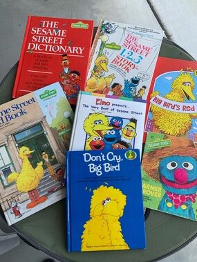 Vintage Sesame Street Books Bundle of 7